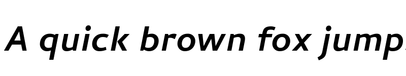 Preview of Cambay Bold Italic font