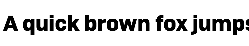 Preview of Camber TRIAL Bold font