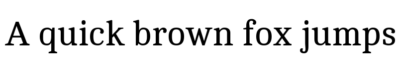 Preview of Cambo Regular font