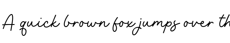 Preview of Camelia Beauty Regular font