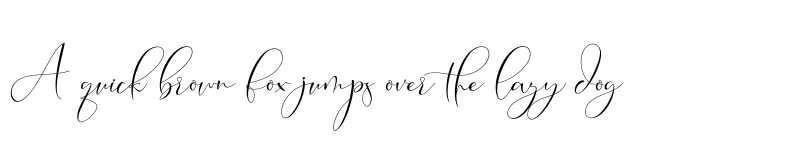 Preview of Camelia Stark Script Regular font