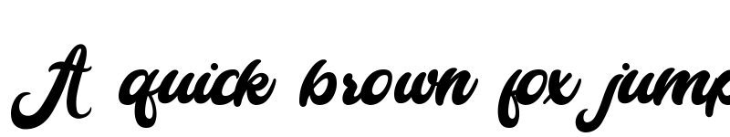 Preview of Cameliya Regular font