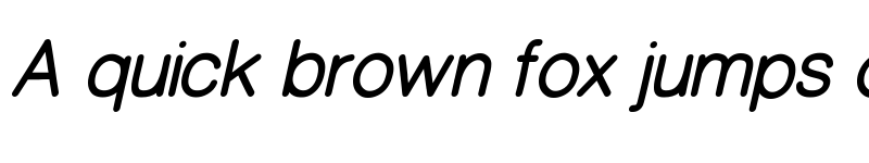 Preview of CameronSans BoldOblique font