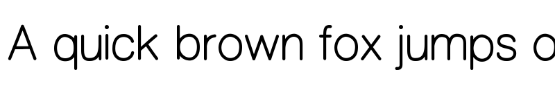 Preview of CameronSans Medium font