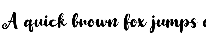 Preview of Camilla Ahoy Regular font