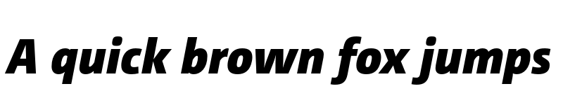 Preview of CamingoDos Pro Black Italic font