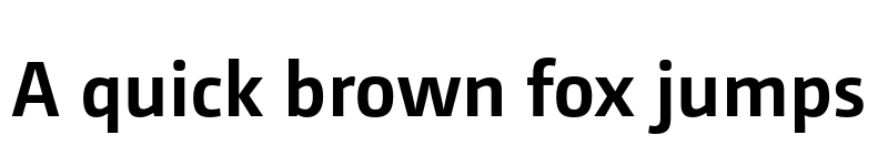 Preview of CamingoDos Pro Bold font