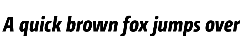 Preview of CamingoDos Pro Cd ExtraBold Italic font