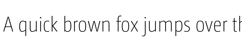 Preview of CamingoDos Pro Cd ExtraLight font