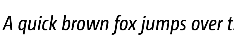 Preview of CamingoDos Pro Cd Regular Italic font