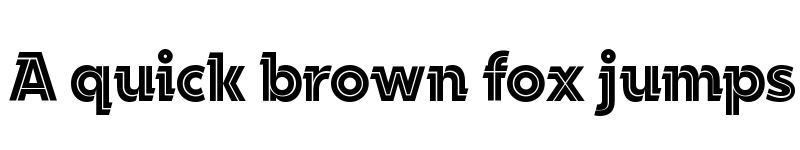 Preview of Campora Inline Inline font