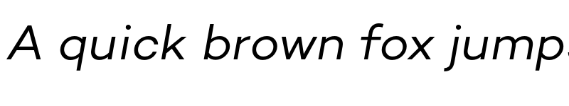 Preview of Campton Book Italic font