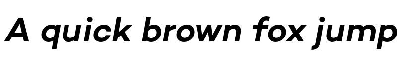 Preview of Campton SemiBold Italic font