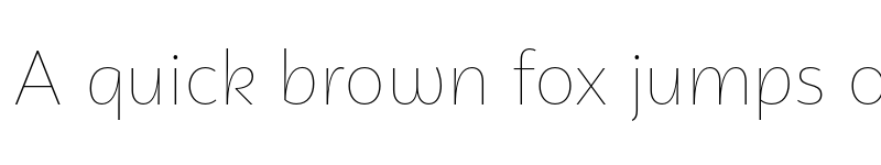 Preview of Campuni Demo Thin font