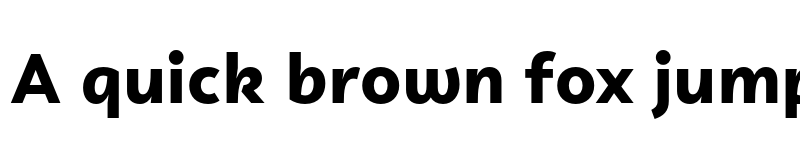 Preview of Campuni Test Black font