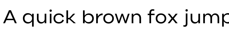 Preview of Canava Grotesk Regular font