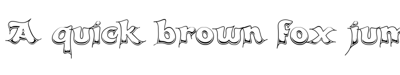 Preview of Candles Chrome Candles Chrome font