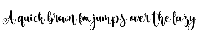 Preview of Candles Regular font