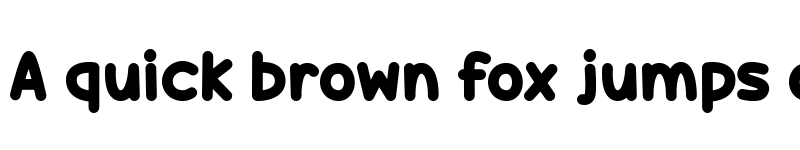 Preview of Candy Beans Regular font