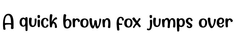 Preview of Candy Cake Regular font