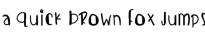 Preview of Candycutes Medium font
