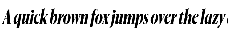 Preview of Canela Condensed Trial Bold Italic font