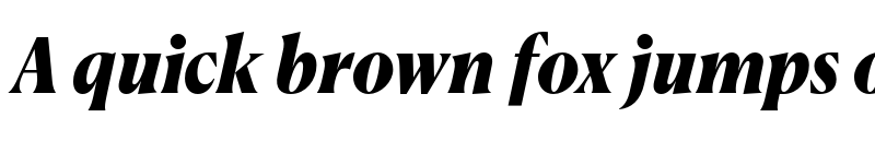 Preview of Canela Deck Trial Black Italic font