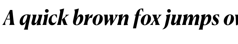 Preview of Canela Deck Trial Bold Italic font