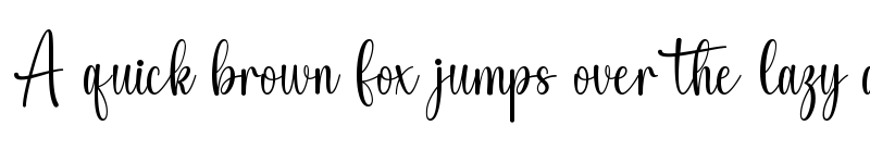 Preview of Canelia Regular font