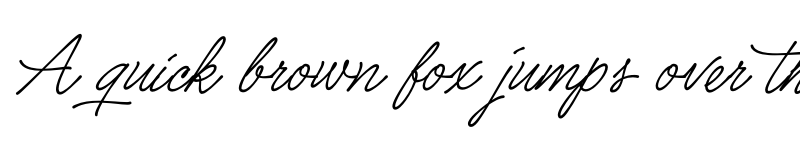 Preview of Caneta Script PERSONAL USE Regular font