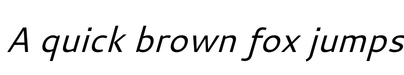 Preview of Cantarell Oblique font