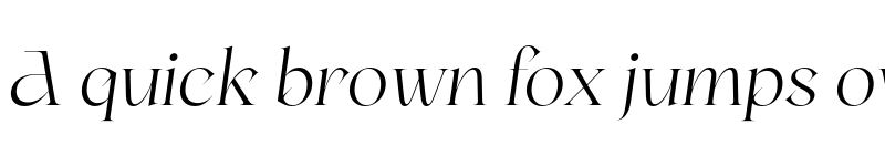 Preview of Canteria Free Italic font