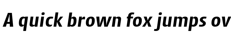 Preview of Cantiga Bold Italic font