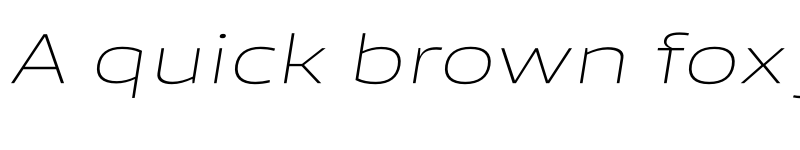 Preview of Canyon PERSONAL USE ONLY ExtraLight Italic font