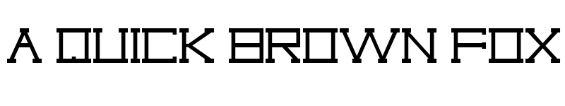 Preview of Capital regular Regular font