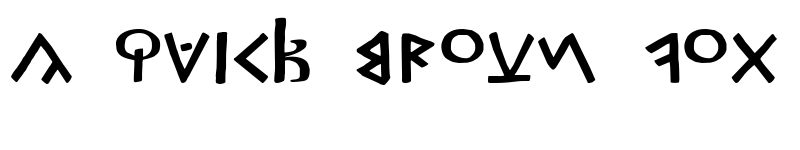 Preview of Capitalis Goreanis Medium font