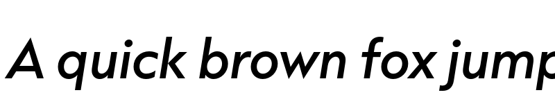 Preview of Capitana Medium Italic font