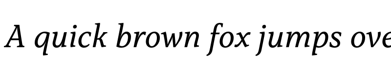 Preview of Capitolina Italic font