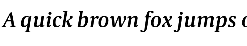 Preview of CapitoliumNews 2 SemiBold Italic font
