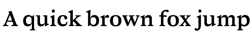 Preview of Capraia Medium font