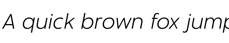 Preview of Captura Light Italic Demo font