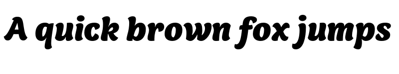 Preview of Capucine Basic Black Italic font