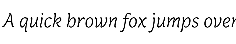 Preview of Capucine Basic Light Italic font