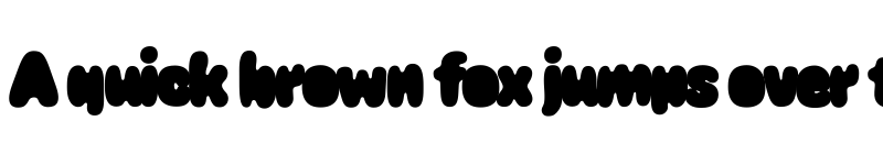 Preview of Caraque Black Melted font