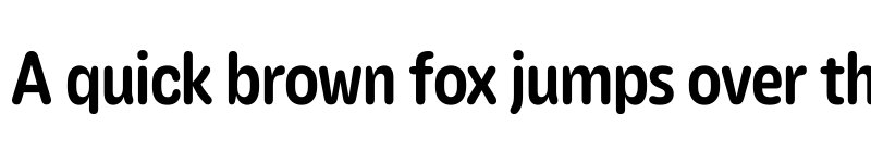 Preview of Caraque Medium Solid font