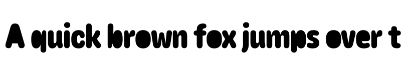 Preview of Caraque XBold Solid font