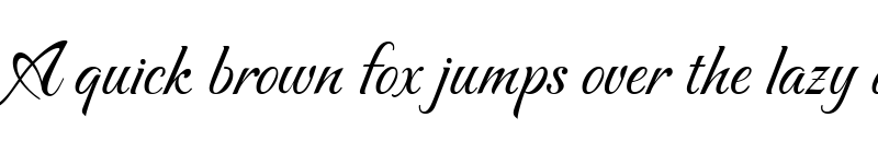 Preview of Carattere Regular font