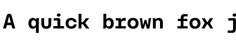 Preview of Carbona Test Mono Bold font