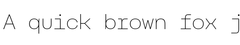 Preview of Carbona Test Mono ExtraLight font