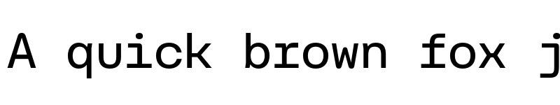 Preview of Carbona Test Mono Medium font